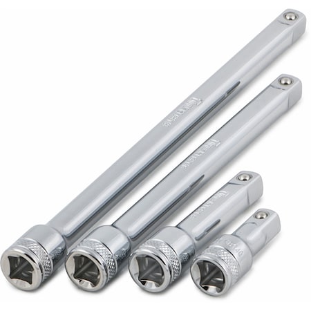 Titan Chrome Extension Set, 4 Piece, 3/8" Drive, 1-3/4", 3", 6" and 8" 68152